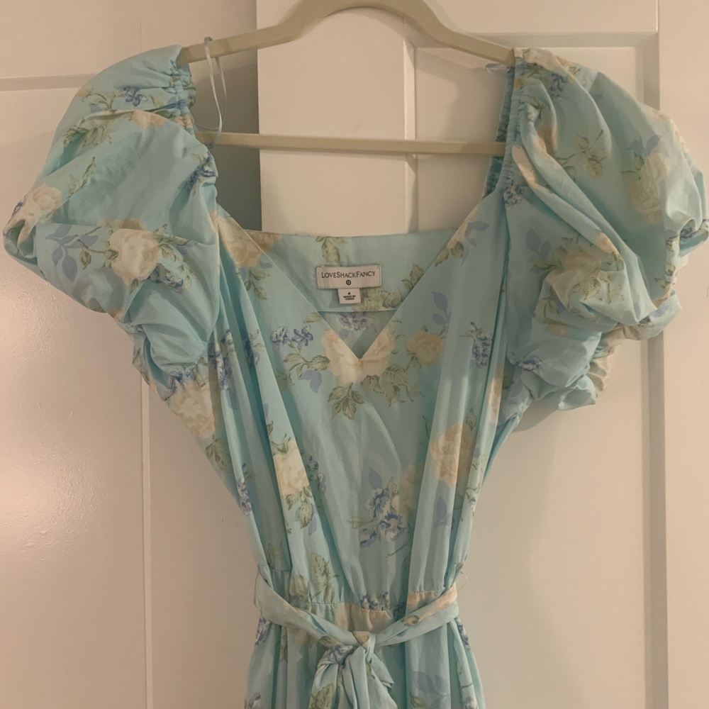 Love Shack Fancy for Target Floral Dress Sz 4 NWOT